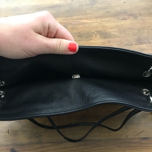 Giannotti Leather & Pony Hair Tote Bag Purse Zebra - Picture 5 of 8